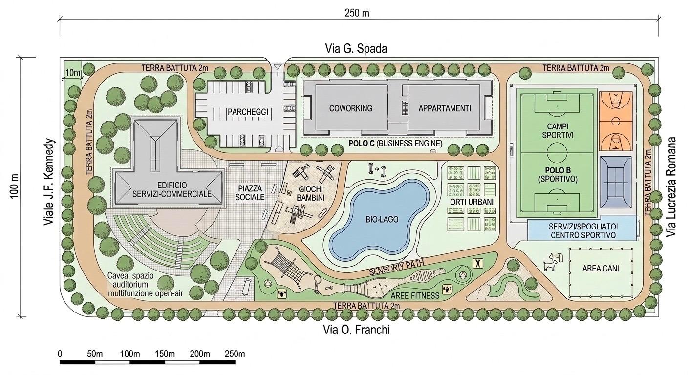 Planimetria 2D del Progetto